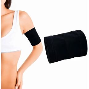 Lengthen Diabetic Sensor Armband - Fits All CGM Devices, Protects Insulin Pod, Sweatproof, Breathable (Black, S)