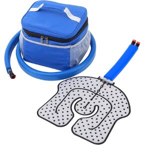 Cold Therapy System Lightweight Therapy Ice Machine Cryotherapy Freeze Kit Tools with Large Universal Pad for Knee Pain Relief Shoulder Ankle Back Hip Leg Arthritis Swelling Injury Recovery (DDS-F)