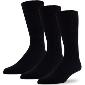 J.B. Field's 96% Merino Wool Weekender Casual Socks, Soft and Itch-free, For Hiking Trekking Running Socks, 3 Pairs