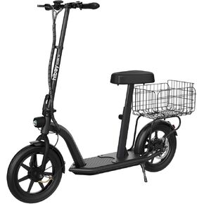 Hiboy ECOM 14 Electric Scooter - Electric Scooter for Adults - 31 Miles Long Range & 22Mph Folding Commuter Electric Scooter - Fat Tire Electric Scooter, UL 2272 Certified