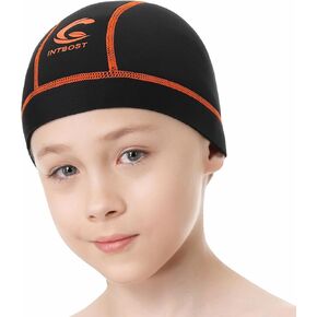 3mm Wetsuit Hood for Keep Warm in Cold Water Wetsuit Cap Neoprene Beanie Thermal Vented Bib Hood for Swimming Cap Scuba Diving Hood Snorkeling Hat Youth
