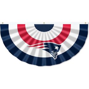 WinCraft New England Patriots Bunting Pleated Fan Banners