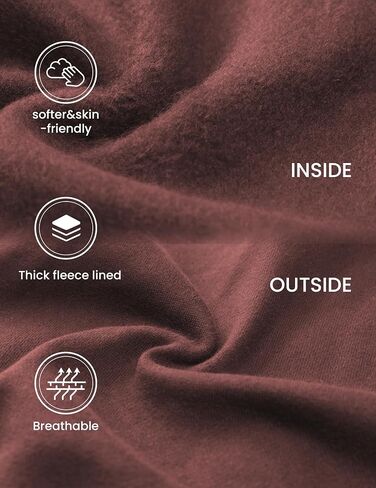 CRZ YOGA Womens Fleece Lined Full Zip Hoodies Oversized Long Sleeve Casual Workout Hooded Sweatshirt with Thumb Holes in Saudi Arabia