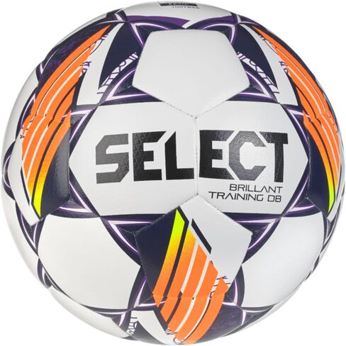 Select Brillant Training DB FIFA Basic V24 Ball Brillant Train WHT-Purple، للجنسين، كرة قدم، أبيض/أرجواني/أسود، 5 in Kuwait