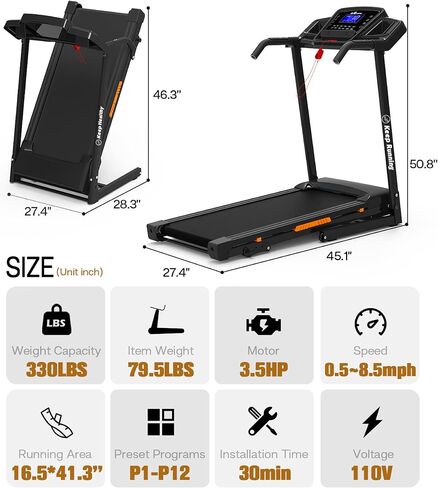 Foldable Treadmill with Incline in Saudi Arabia