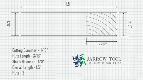 مجموعة مطحنة كربيد ذات نهاية مربعة (عبوة من 5) - مطحنة نهاية 1/16 لسبائك الفولاذ/المعادن الصلبة - 2 مجموعة طحن أنف مربعة مطلية بـ TiAlN لأدوات الطحن بآلة CNC in Kuwait