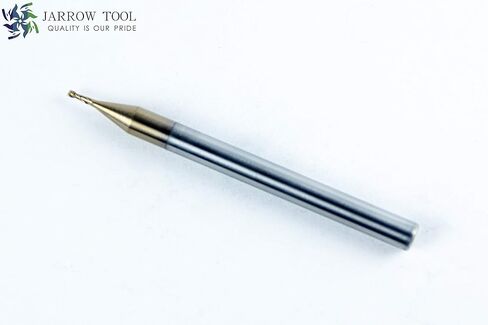 مجموعة مطحنة كربيد ذات نهاية مربعة (عبوة من 5) - مطحنة نهاية 1/16 لسبائك الفولاذ/المعادن الصلبة - 2 مجموعة طحن أنف مربعة مطلية بـ TiAlN لأدوات الطحن بآلة CNC in Kuwait