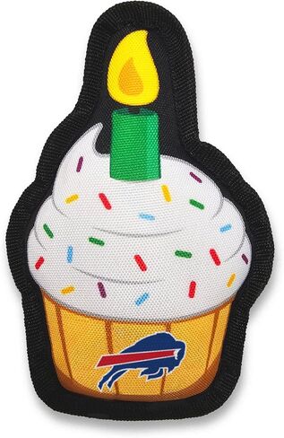 NFL Buffalo Bills Dog Birthday Party Set 10pcs with 1 Football Bandana Small/Medium, 1 Crown Hat, 1 Banner, 1 Birthday Cake Toy & 6 B-Day Balloons, Dog Birthday Set, Costume, Fun Doggie Pawty in Saudi Arabia