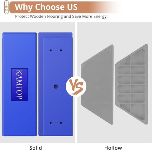 أدوات تركيب الأرضيات الخشبية المصفحة من Kamtop - طقم إصلاح الأرضيات الخشبية 63 قطعة مع 60 فاصلًا للأرضية، أداة تركيب الأرضية مطرقة مزدوجة الوجه، كتلة التنصت المطاطية، قضيب سحب عالي التحمل in Kuwait