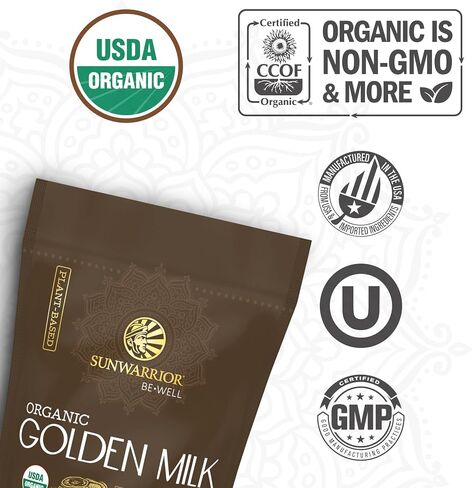Organic Be Well Golden Milk 90g pouch (30 srv) in Kuwait