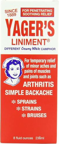 Yager's Pain Relieving Liniment, 8 Ounces in Saudi Arabia