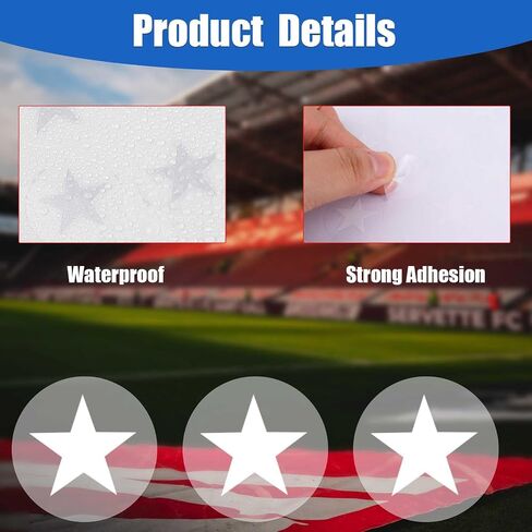 8 Sheets 200pcs Football Helmet Stickers, Red Star Helmet Stickers Self Adhesive Sports Helmet Sticker Funny Helmet Award Decals for Football, Baseball, Hockey, Softball, Lacrosse (Blue) in Saudi Arabia