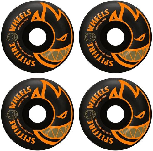 Spitfire Skateboard Wheels 55mm F4 99A Bighead Black/Orange in Saudi Arabia