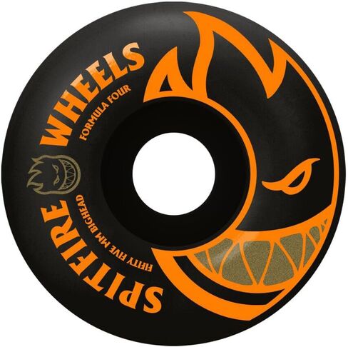 Spitfire Skateboard Wheels 55mm F4 99A Bighead Black/Orange in Saudi Arabia