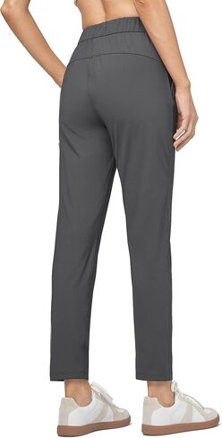 بنطال رياضي للسيدات من Willit، بنطال رياضي للسفر، 7/8، سريع الجفاف أثناء الطيران in Kuwait