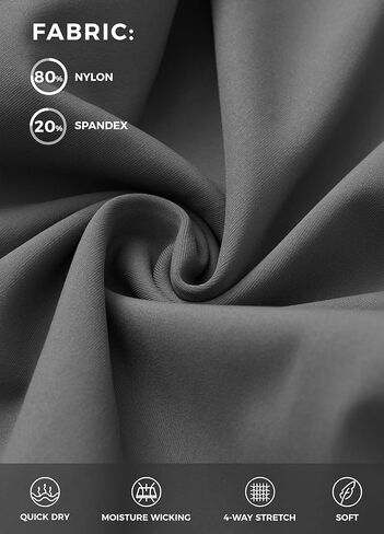 بنطال رياضي للسيدات من Willit، بنطال رياضي للسفر، 7/8، سريع الجفاف أثناء الطيران in Kuwait