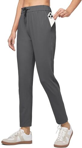 بنطال رياضي للسيدات من Willit، بنطال رياضي للسفر، 7/8، سريع الجفاف أثناء الطيران in Kuwait