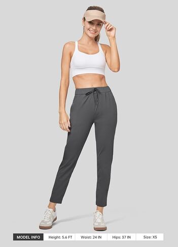 بنطال رياضي للسيدات من Willit، بنطال رياضي للسفر، 7/8، سريع الجفاف أثناء الطيران in Kuwait