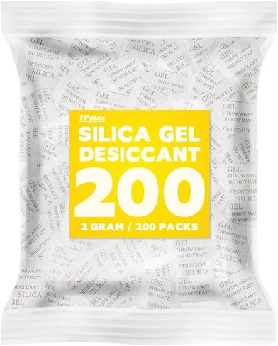 100 Packets 2 Gram Silica Gel Desiccant Absorber Dehumidifiers in Kuwait