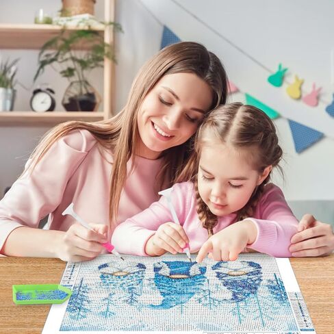MOGTAA Colorful Ship Diamond Art Painting Kits for Adults, 5D Landscape Diamond Painting Kits for Beginners, Full Drill Starry Sky Diamond Dots Kits Crafts Painting for Home Decor 12x16 Inch in Saudi Arabia