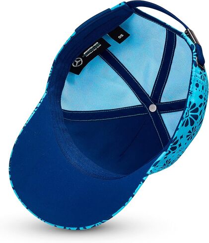 قبعة Mercedes AMG Petronas F1 George Russell 2024 Mexico Special Edition - Blue Atoll - مقاس واحد يناسب الجميع in Kuwait