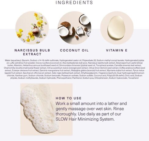 زيت الجسم لنمو الشعر البطيء بجوز الهند من مركز الشمع الأوروبي: خفيف الوزن، مرطب ومغذي، فيتامين E وزيت جوز الهند للبشرة الناعمة، مستخلص النرجس لشعر أقل، مرطب للبشرة الجافة، 4.2 أونصة سائلة in Kuwait