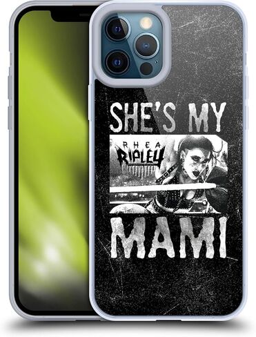 تصميمات حافظة الرأس مرخصة رسميًا من WWE This is My Brutality Rhea Ripley حافظة جل ناعمة متوافقة مع هاتف Apple iPhone 12 Pro Max in Kuwait