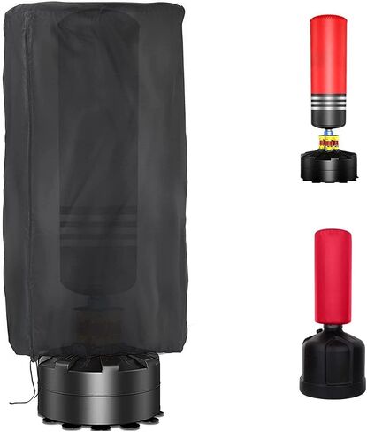 Punching Bag Cover Sun Protection Replacement with Drawstring, Dustproof Waterproof Standing Boxing Bag Cover for Trainer, Kickboxing Bag in Kuwait