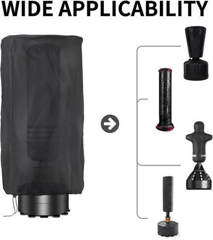 Punching Bag Cover Sun Protection Replacement with Drawstring, Dustproof Waterproof Standing Boxing Bag Cover for Trainer, Kickboxing Bag in Kuwait