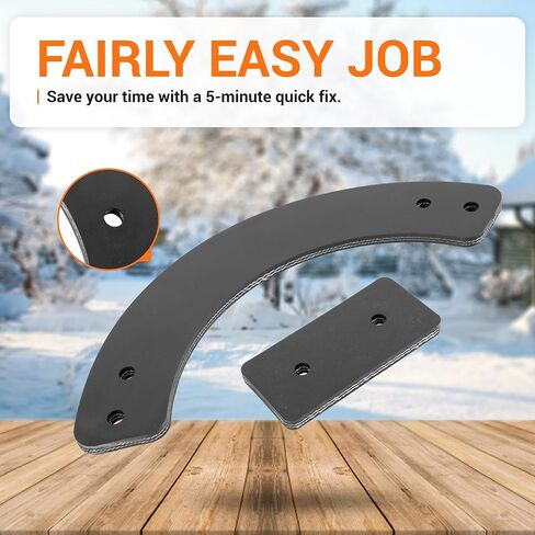 BlueStars 753-04472 735-04033 Rubber Paddle Set - for 21" MTD Single-Stage Snowblowers 2004 and Newer - Replaces 735-04032 953-04472 13167 in Kuwait