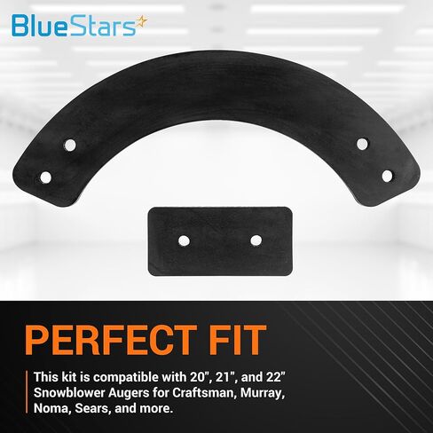 BlueStars 753-04472 735-04033 Rubber Paddle Set - for 21" MTD Single-Stage Snowblowers 2004 and Newer - Replaces 735-04032 953-04472 13167 in Kuwait