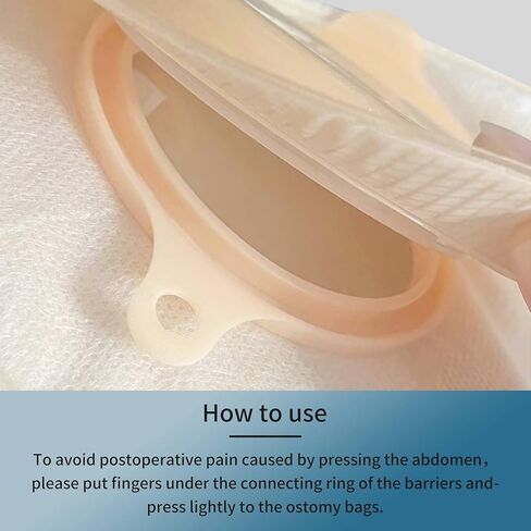 Colostomy Bags, 10 Pcs Two Piece Stoma Bags for Ileostomy Stoma Care, Cut-to-Fit Drainable Pouches, Ostomy Supplies in Kuwait