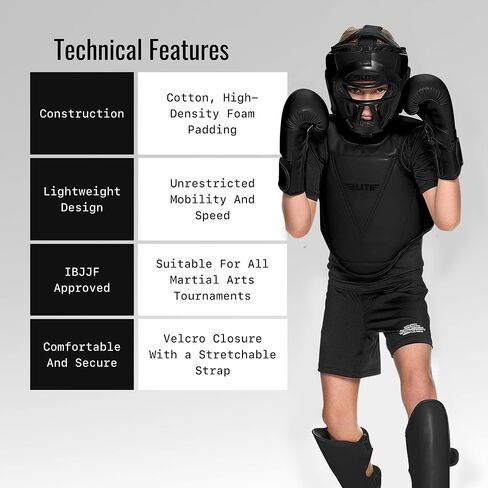 Tae Kwon Do Chest Guard for Ages 4-8: Ideal for Karate, Boxing, Kickboxing, Muay Thai, Krav MAGA, and MMA. Perfect Youth Protector Vest for Boys and Girls in Saudi Arabia