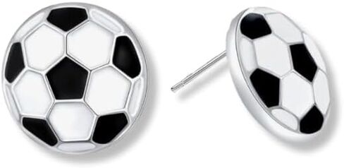 Soccer Earrings, Girls Soccer Jewelry, Soccer Ball Dangle Earrings for Soccer Players, Soccer Moms, Soccer Gifts in Saudi Arabia