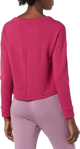 Core 10 Women's Cloud Soft Cropped Length V-Neck Yoga Sweatshirt in Saudi Arabia