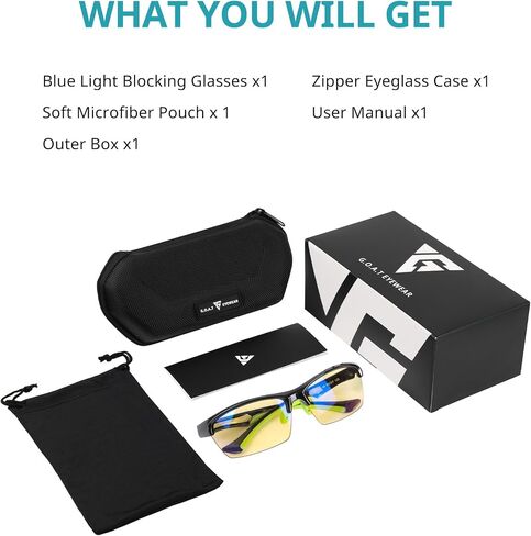 Blue Light Glasses for Men Women, Blue Light Blocking, UV Protection, Blue Ray Screen Filter, Anti Glare Coating, Anti Fatigue Eyestrain, Reading Gaming Computer TV Phone, Orange in Saudi Arabia