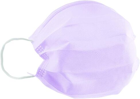 S3080L Cranberry Series S3080 Ace Earloop Face Mask, Lavender (Pack of 50) in Kuwait