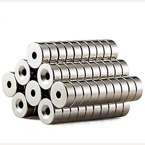 SYHL-RectangleRefrigerator Magnets, 13PCS D15mm×H5mmHole5mm, Office Magnets, Whiteboard Magnets, Durable Mini Magnets