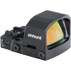 ohhunt RD U3 Red Dot Sight 3 MOA Reticle 1x24mm Micro Reflex Sight Compatible with RMSc Footprint and Picatinny Mount Shake Awake Red Dot