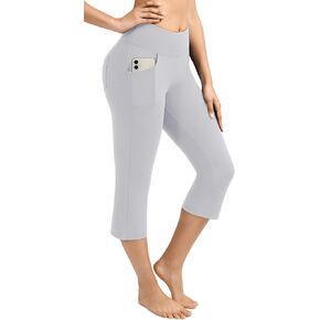 IUGA Bootcut Yoga Pants with Pockets for Women Wide Leg Pants High Waist Workout Pants Tummy Control Work Pants 4 Pockets