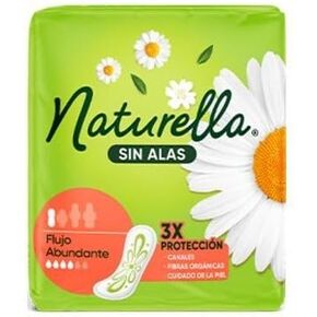Cotton Maxi Pads, 8 Count, Without Wings, Extra Absorbency, Manzanilla Scented. Designed for Latin Women