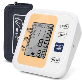Automatic Accurate Blood Pressure Machine for Home Use, Upper Arm BP Cuff with Large Digital Display (Half Color B1681)
