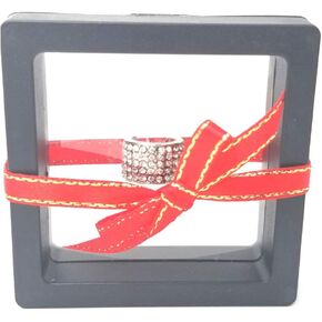 Gift Box Stethoscope Charms Jewelry - Crystal Silver Strass