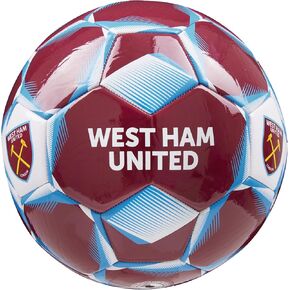 West Ham United F.C. Soccer Ball for Adults Teenagers Kids Training Soccer Size 3, 4 or 5 West Ham Merchandise