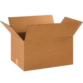 BOX USA BHD181210DW Double Wall Boxes, 18"L x 12"W x 10"H, Kraft (Pack of 15)
