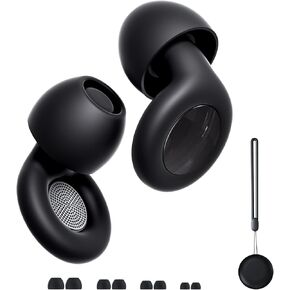 Ear Plugs for Sleeping Noise Cancelling, Perfect -30dB Reusable Silicone Earplugs for Noise Reduction, Hearing Protection Ear Plugs for Sleep, Study, Work, Focus in Kuwait