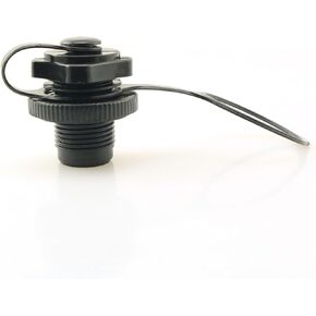 2PCS 2 in 1 Rotary Air Valve Inflatable Boat Air Valve Inflatable Boat Replacement Caps Boat Spiral Air Plugs One-Way Inflation Replacement for Inflatable Raft Boat Kayak