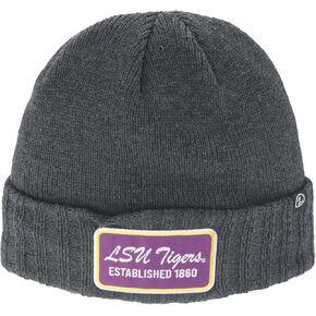 ZHATS Standard NCAA Officially Licensed Beanie Hat Ranger Patch Brick Charcoal