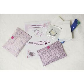 Feminine Care Kit for Woman and Girls, Descreet Cute Design