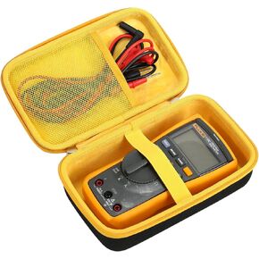 Hard Carrying Storage Case for Fluke 117/115/116/114/113/177/178/179/233 Digital Multimeter， Multimeter Testers Tools Storage Organizer Holder Bag